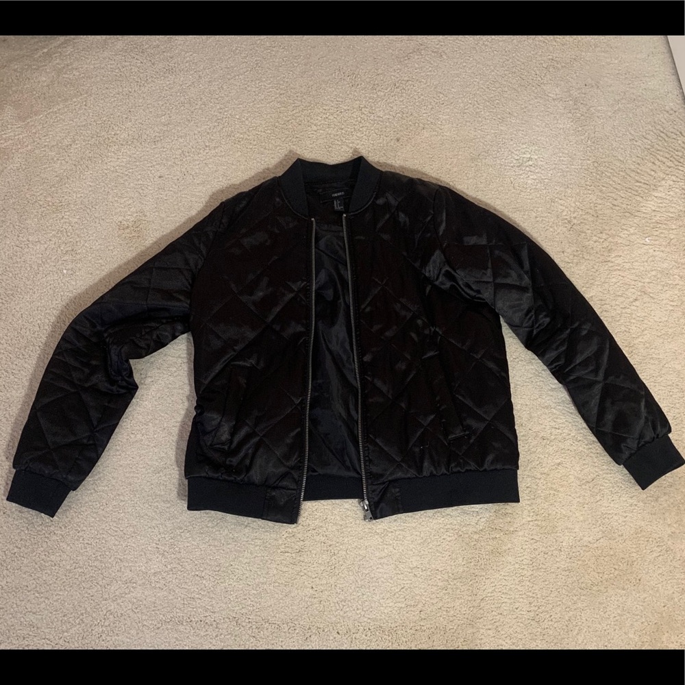 Black Bomber Jacket